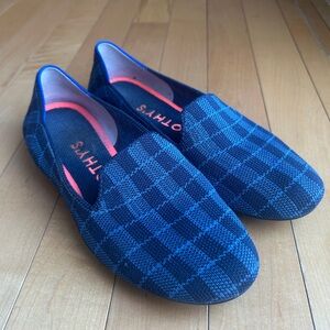 Rothy's: Blue Plaid Flats, GUC Size 6